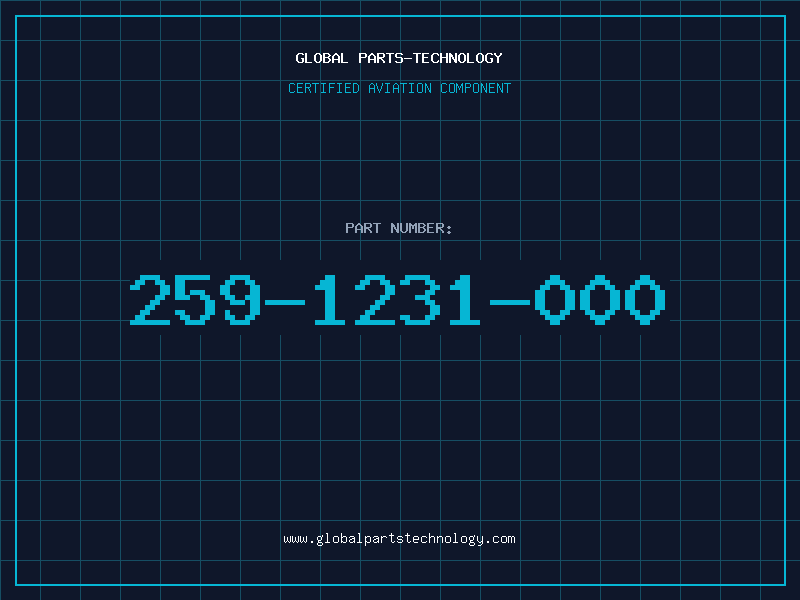 Aviation Part 259-1231-000