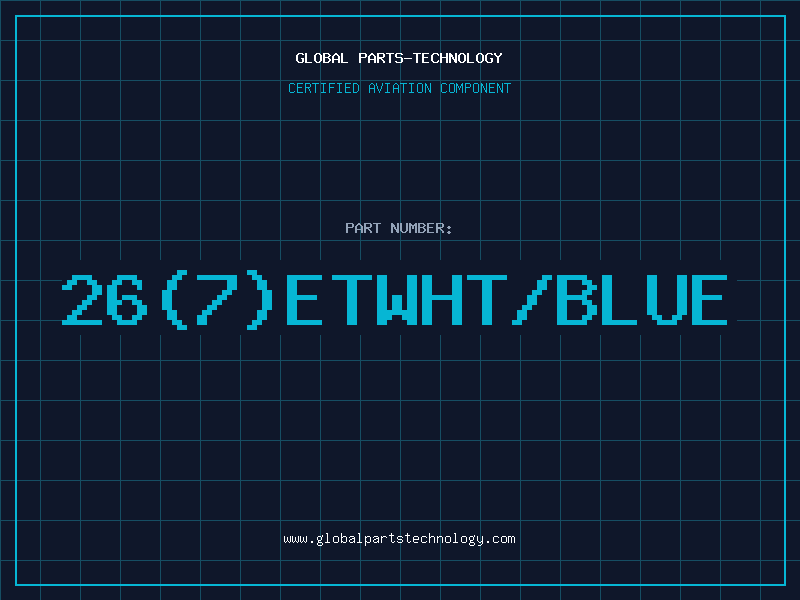 Aviation Part 26(7)ETWHT/BLUE