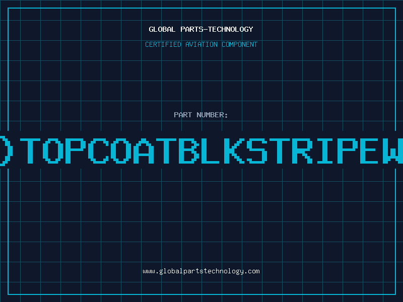 Aviation Part 26(7)TOPCOATBLKSTRIPEWHITE
