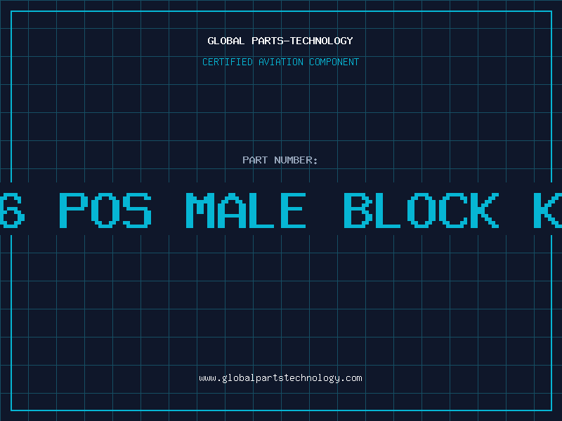 Aviation Part 26 POS MALE BLOCK KI