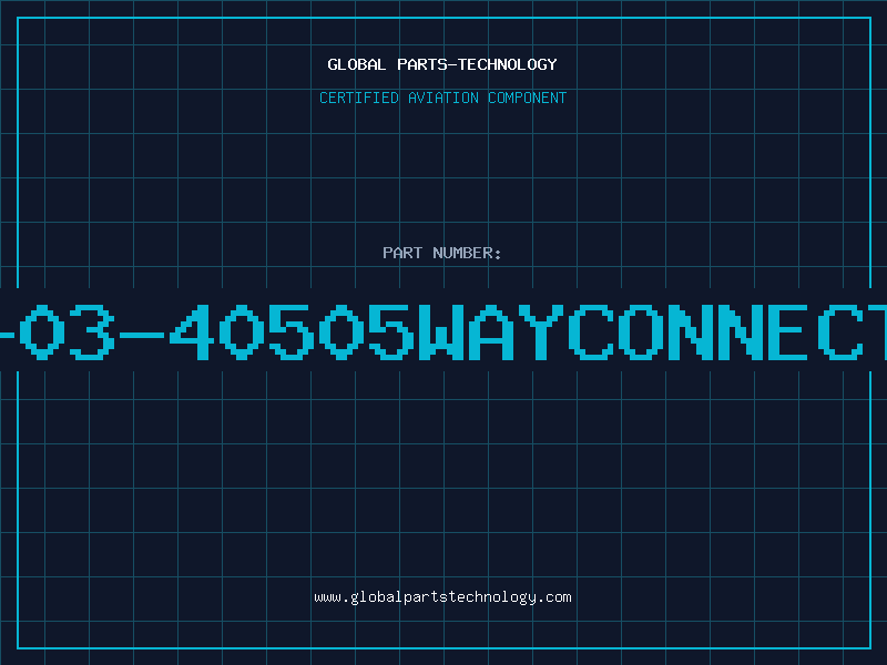 Aviation Part 26-03-40505WAYCONNECTOR