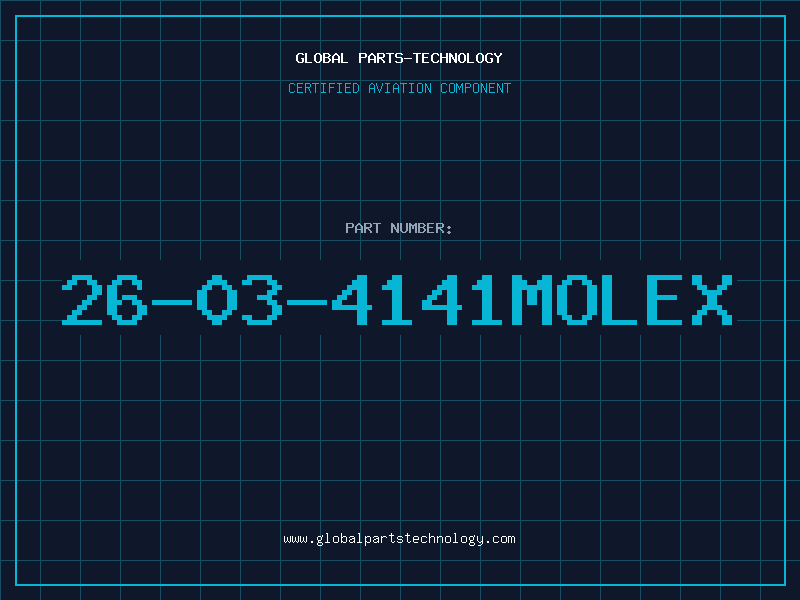 Aviation Part 26-03-4141Molex