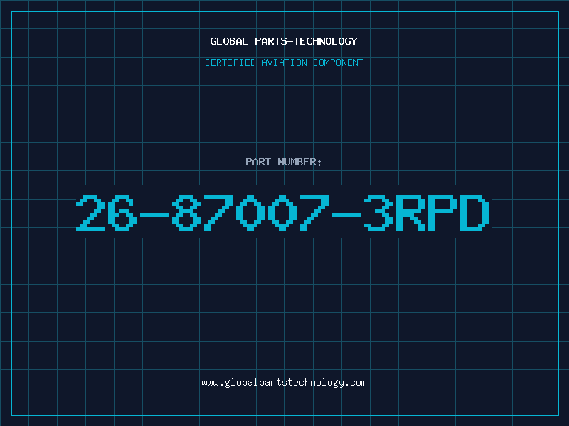 Aviation Part 26-87007-3RPD