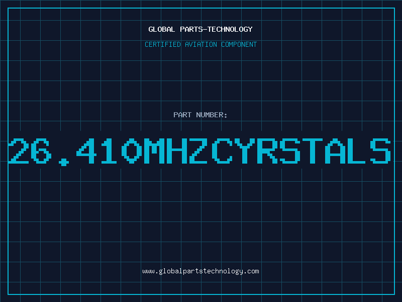Aviation Part 26.410MHZCYRSTALS