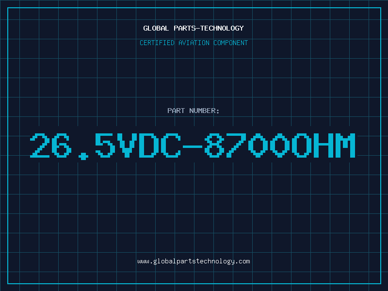 Aviation Part 26.5VDC-8700OHM