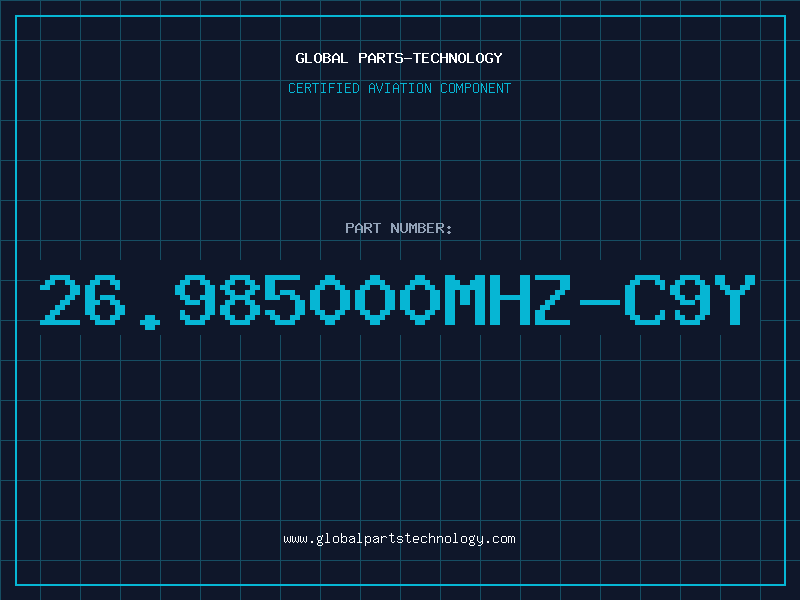 Aviation Part 26.985000MHZ-C9Y