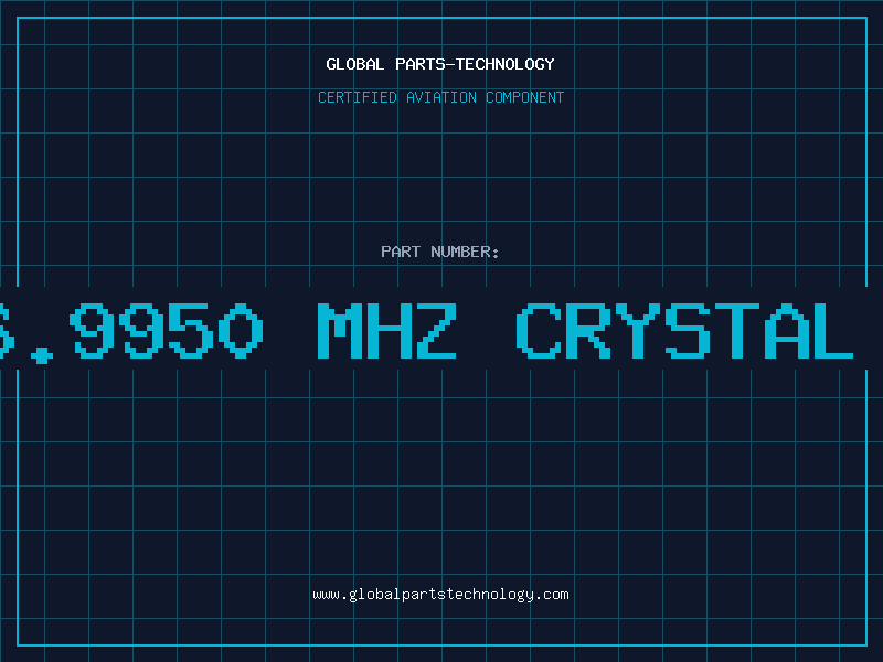 Aviation Part 26.9950 MHZ CRYSTAL H