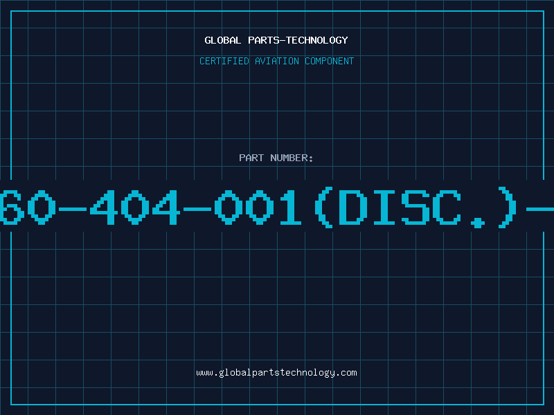 Aviation Part 260-404-001(DISC.)-E
