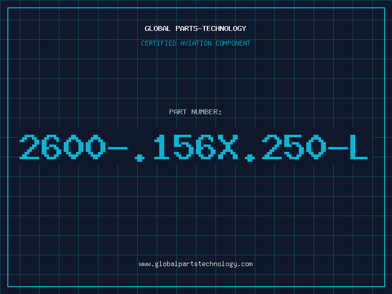 Aviation Part 2600-.156X.250-L