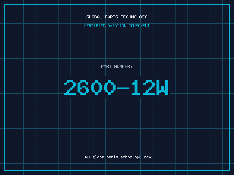 Aviation Part 2600-12W