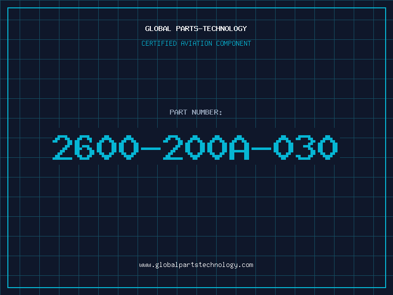 Aviation Part 2600-200A-030