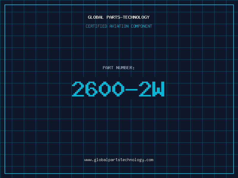 Aviation Part 2600-2W