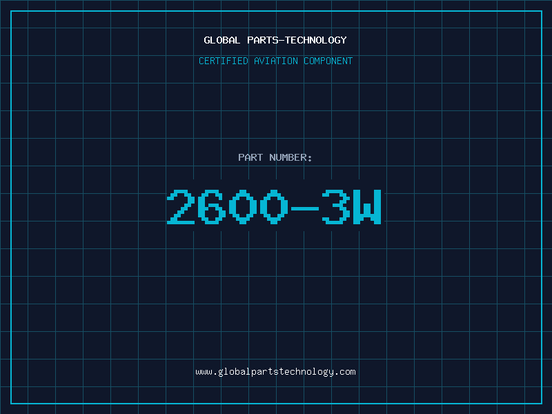 Aviation Part 2600-3W