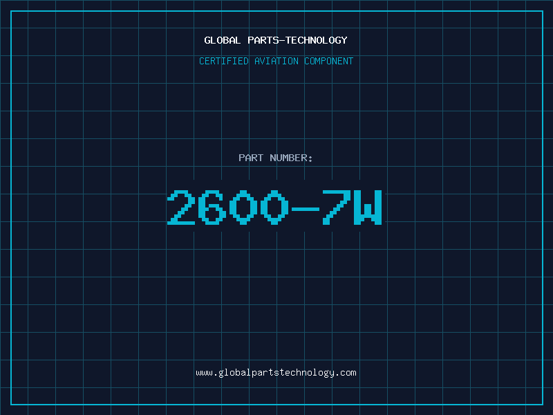 Aviation Part 2600-7W
