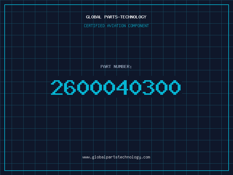 Aviation Part 2600040300