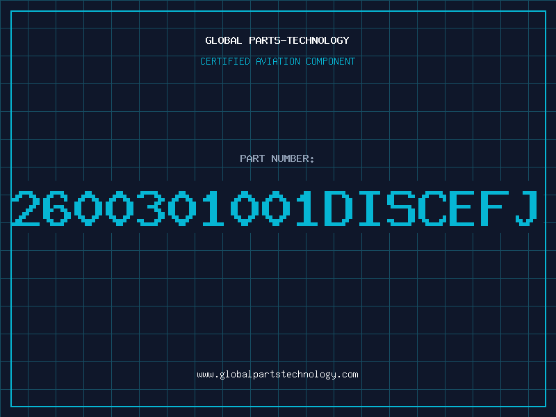 Aviation Part 2600301001DISCEFJ