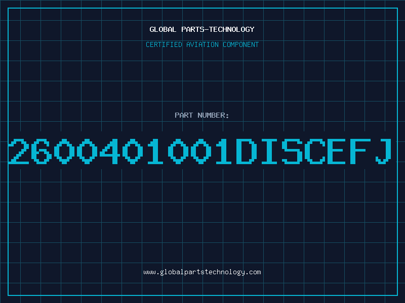 Aviation Part 2600401001DISCEFJ