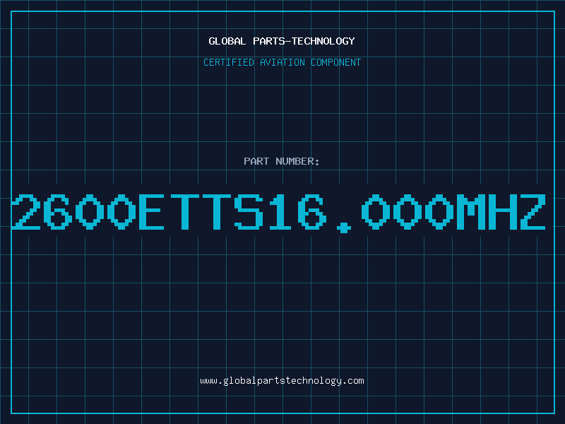 Aviation Part 2600ETTS16.000MHZ