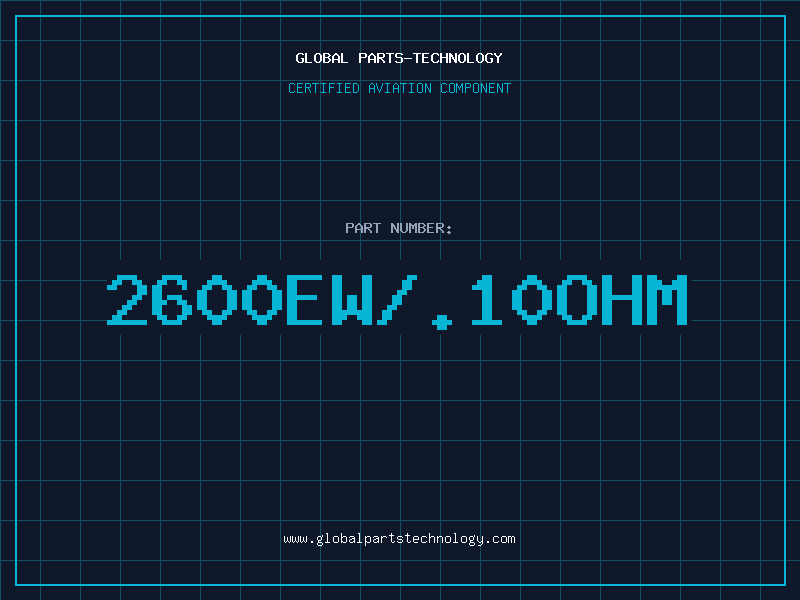 Aviation Part 2600EW/.10OHM
