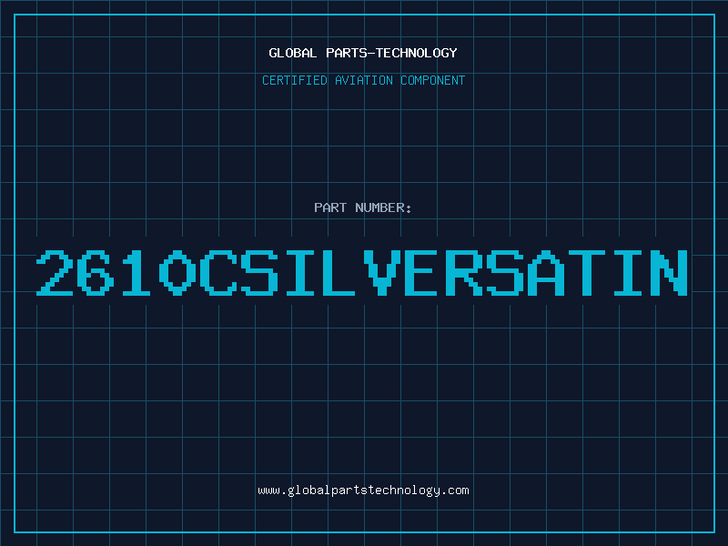 Aviation Part 2610CSILVERSATIN