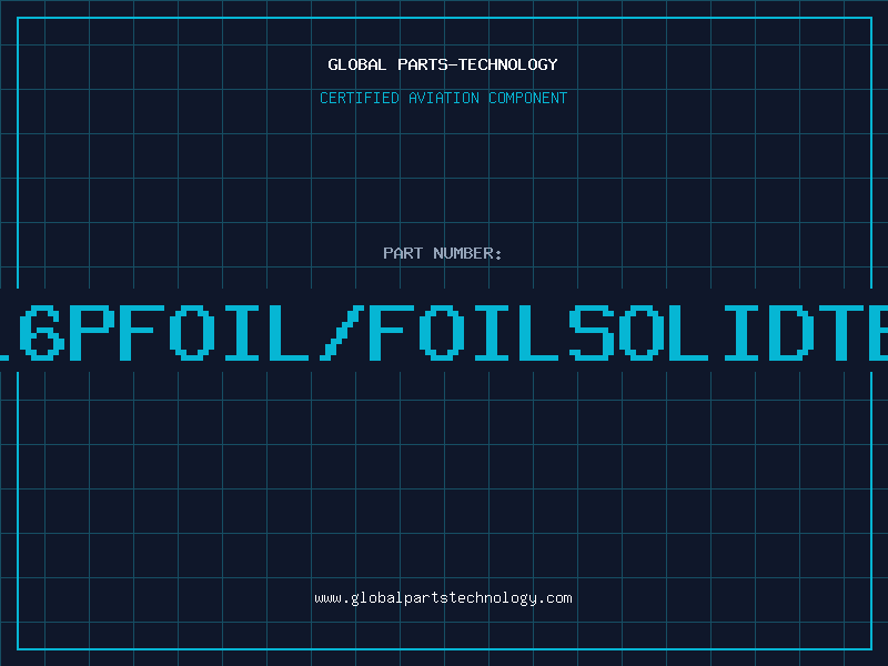 Aviation Part 2616PFOIL/FOILSOLIDTELE