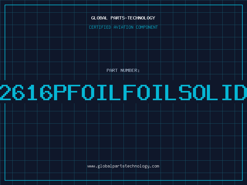 Aviation Part 2616PFOILFOILSOLID
