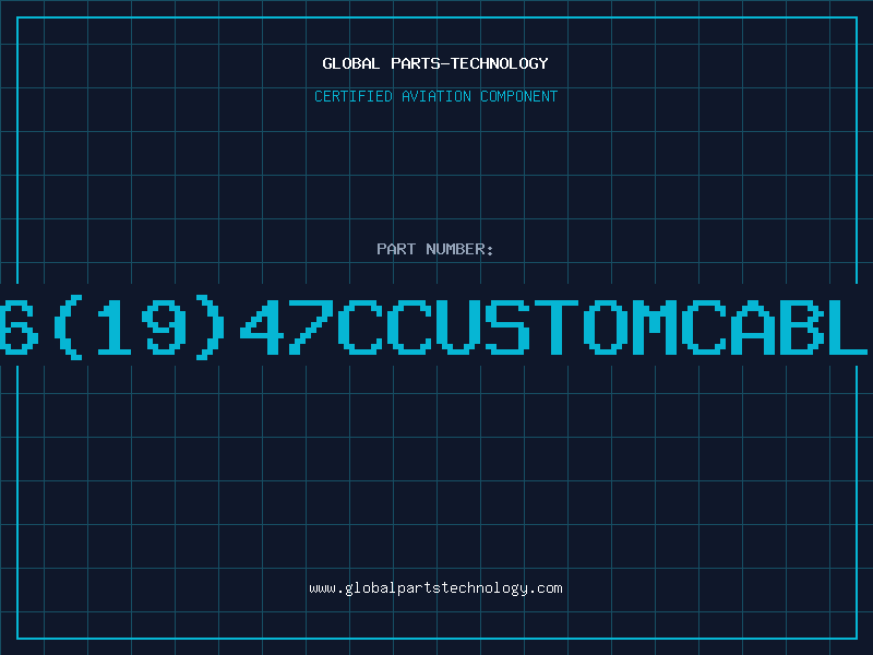Aviation Part 261947CCUSTOMCABLE