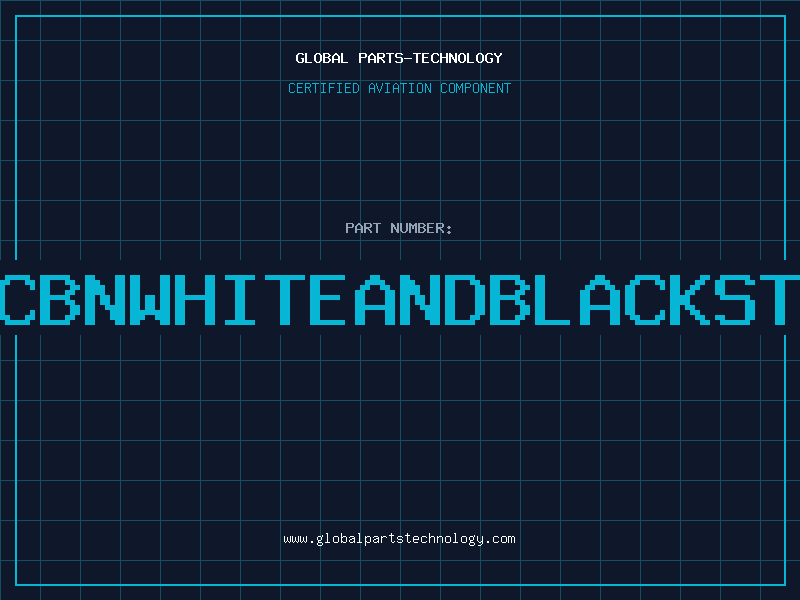 Aviation Part 261CBNWHITEANDBLACKSTRIP