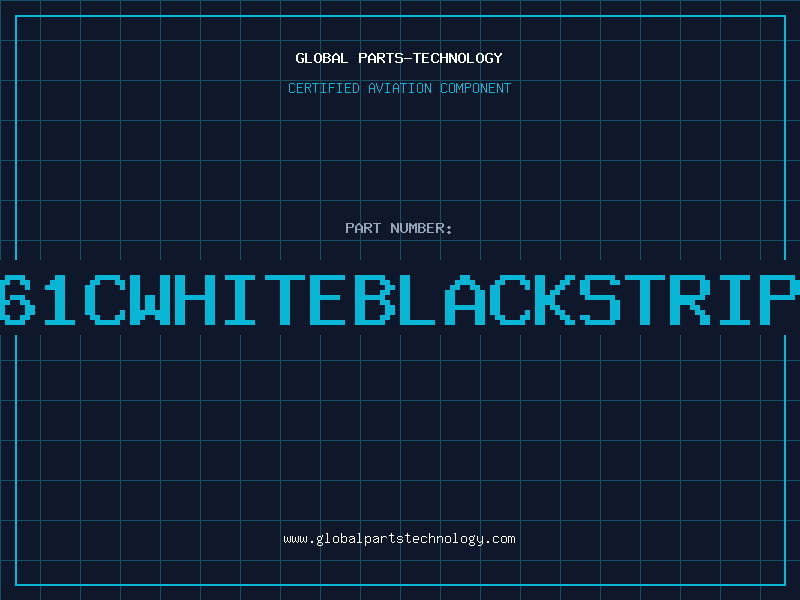 Aviation Part 261CWHITEBLACKSTRIPE