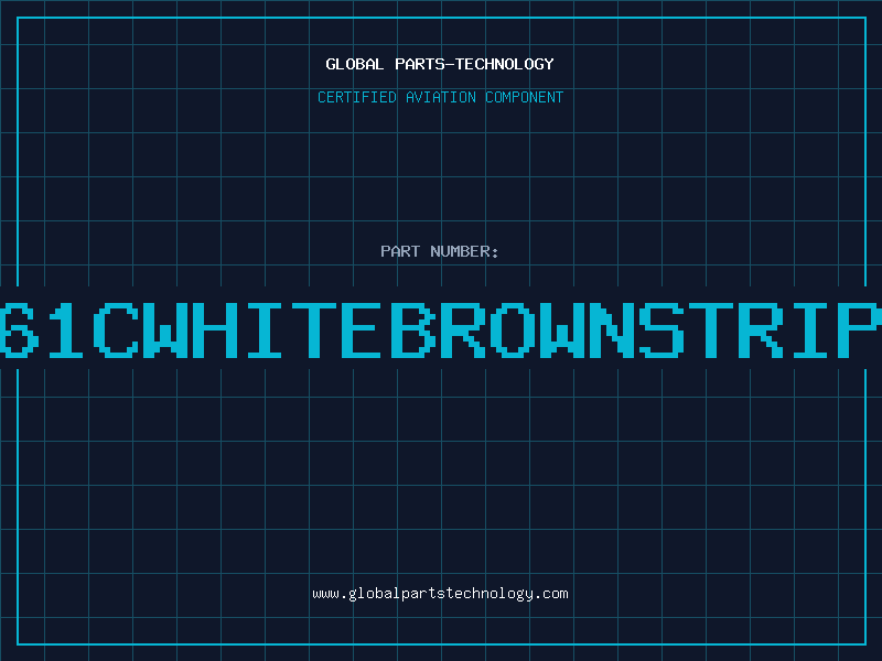 Aviation Part 261CWHITEBROWNSTRIPE
