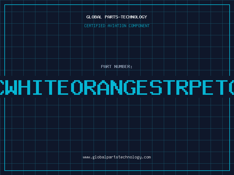 Aviation Part 261CWHITEORANGESTRPETCHED