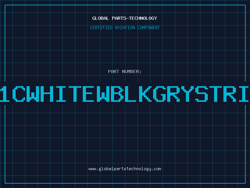 Aviation Part 261CWHITEWBLKGRYSTRIPE