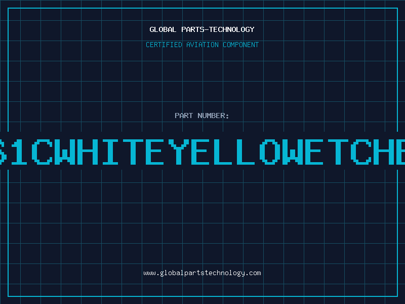 Aviation Part 261CWHITEYELLOWETCHED