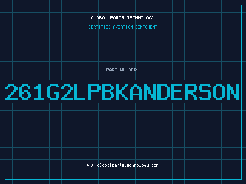 Aviation Part 261G2LPBKANDERSON