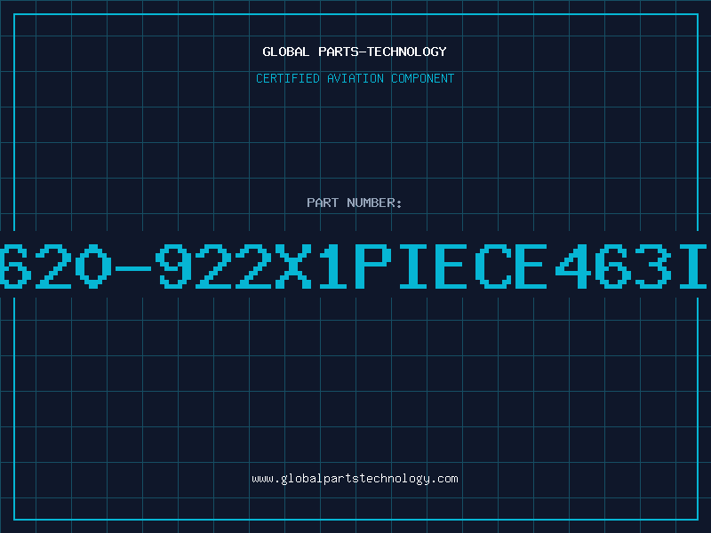 Aviation Part 2620-922X1PIECE463IN