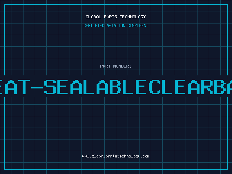 Aviation Part 262A050NHEAT-SEALABLECLEARBAG(75X125M