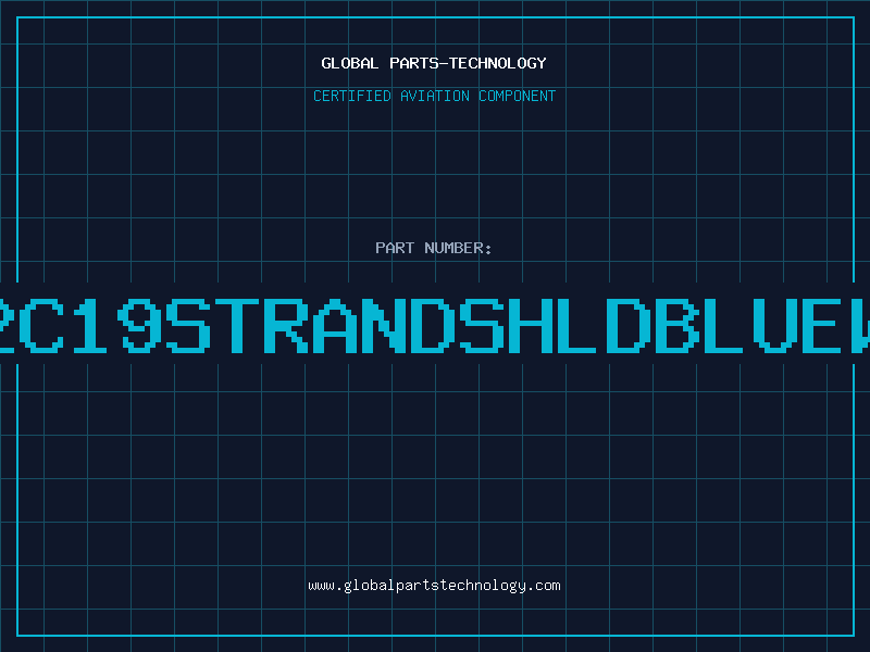 Aviation Part 262C19STRANDSHLDBLUEWHT