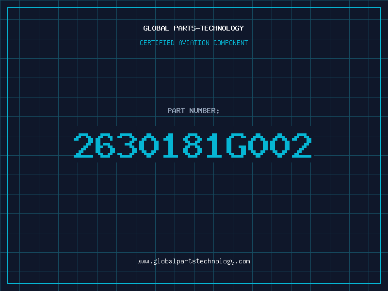 Aviation Part 2630181G002