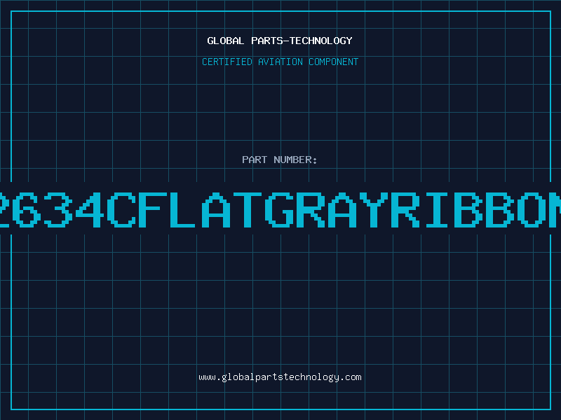 Aviation Part 2634CFLATGRAYRIBBON