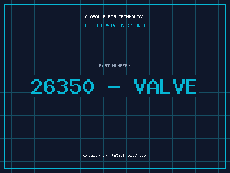 Aviation Part 26350 - VALVE