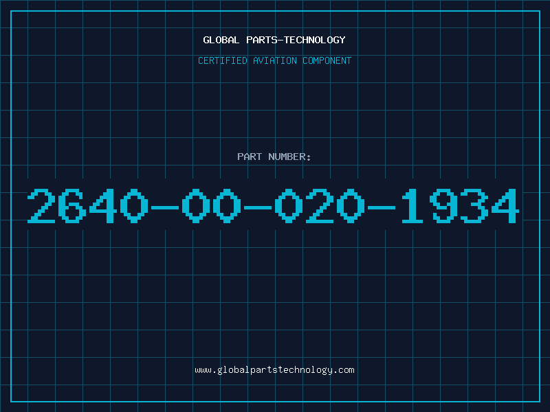 Aviation Part 2640-00-020-1934