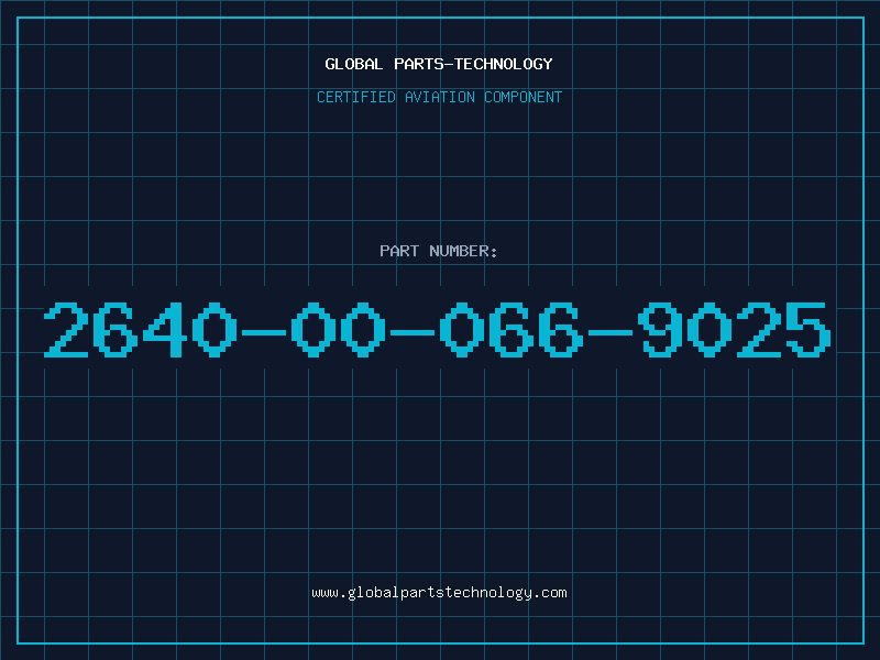 Aviation Part 2640-00-066-9025