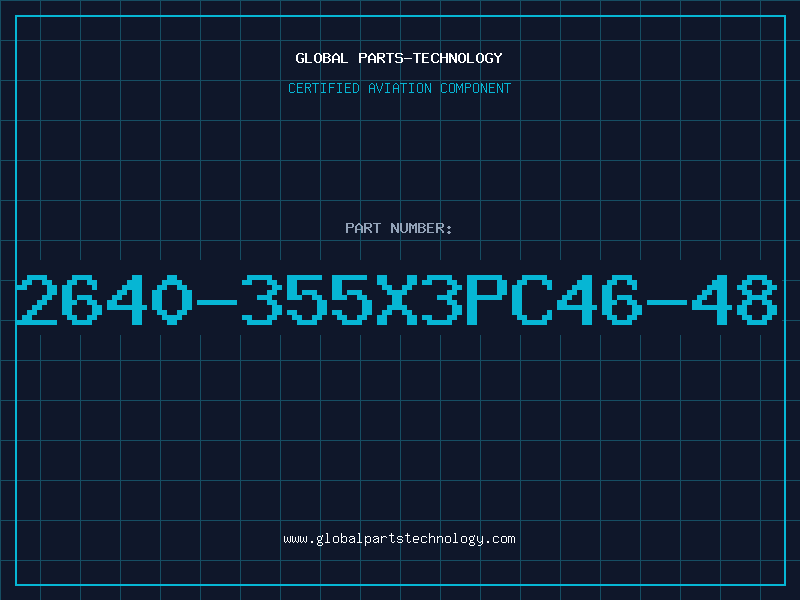 Aviation Part 2640-355X3PC46-48
