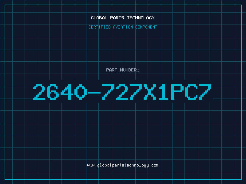 Aviation Part 2640-727X1PC7