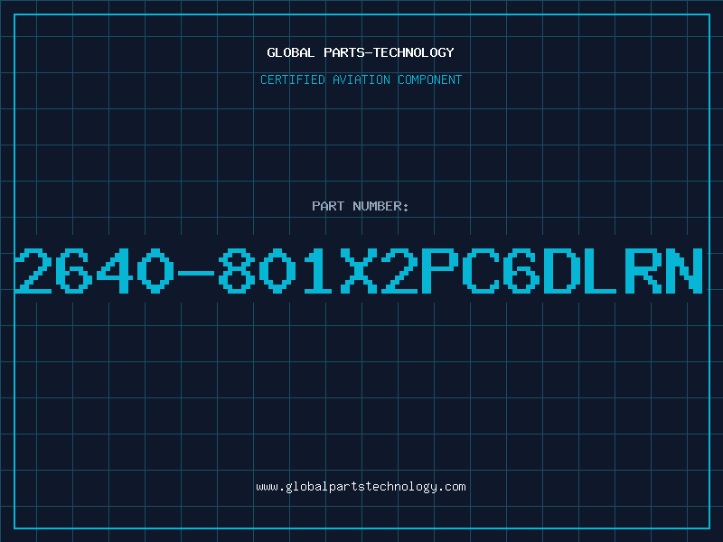 Aviation Part 2640-801X2PC6DLRN