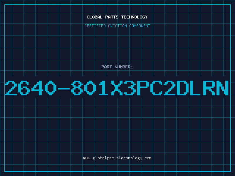Aviation Part 2640-801X3PC2DLRN