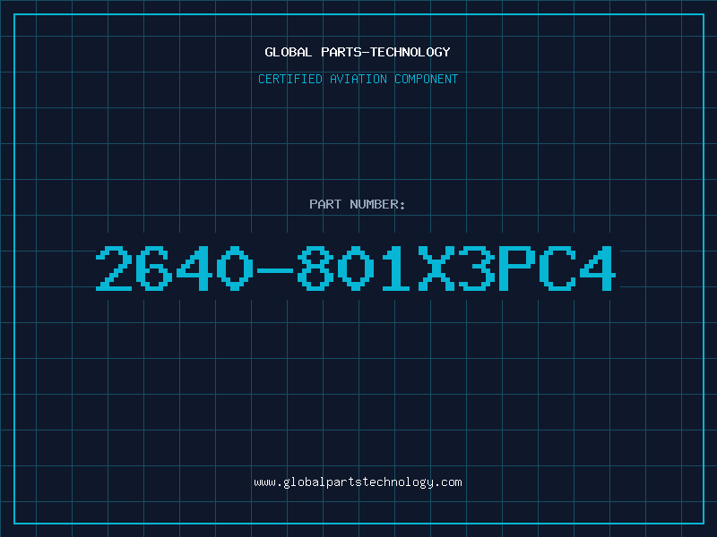 Aviation Part 2640-801X3PC4