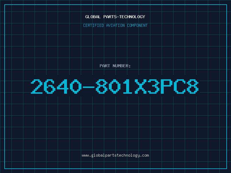 Aviation Part 2640-801X3PC8