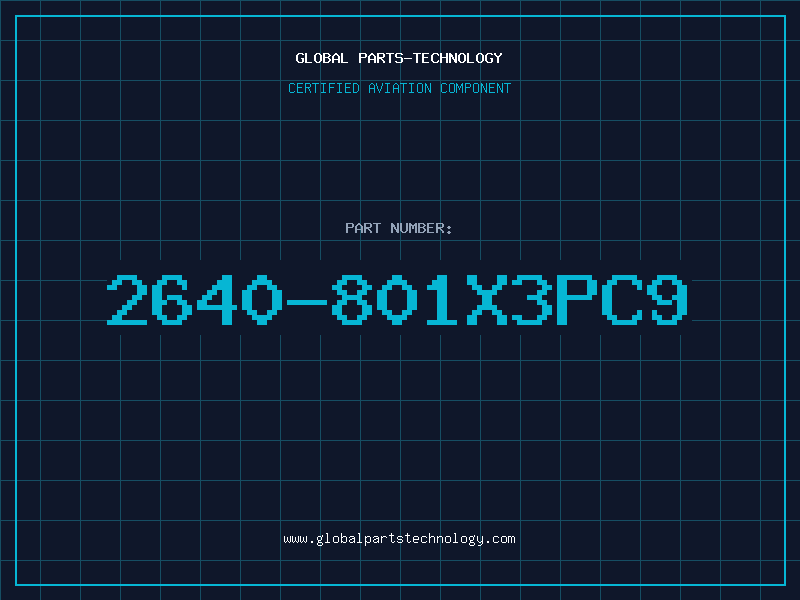Aviation Part 2640-801X3PC9