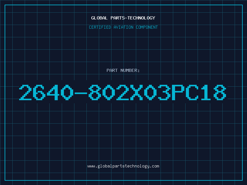 Aviation Part 2640-802X03PC18